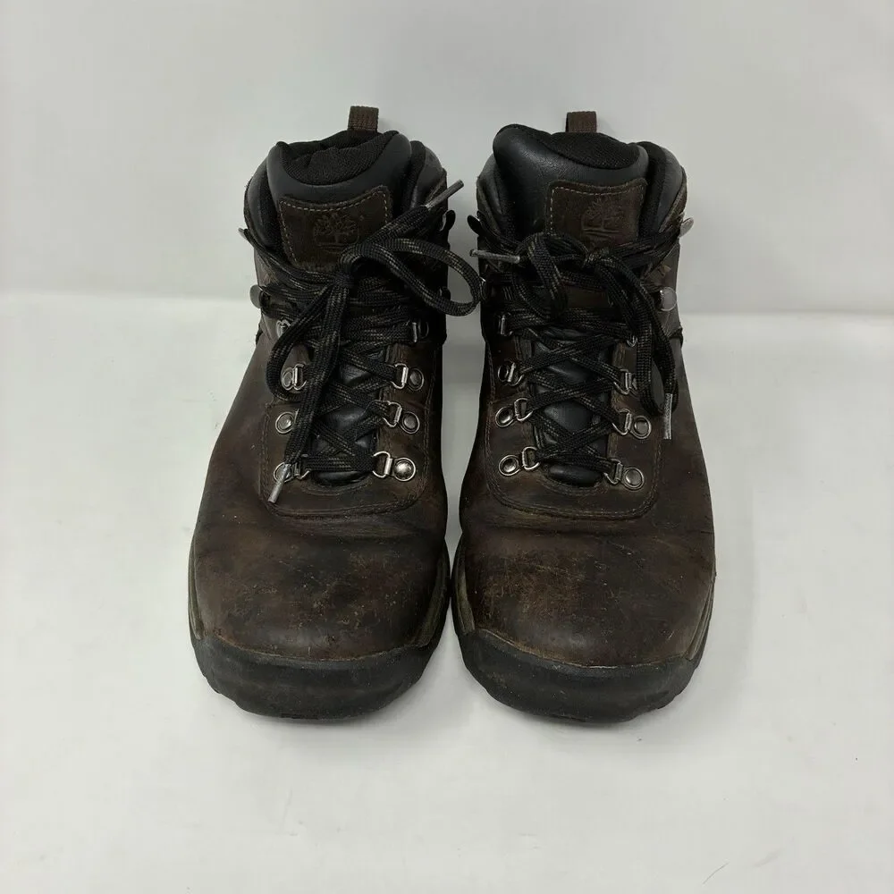 Timberland-Flume Waterproof Boot Men Size 12 Leather Brown 18128